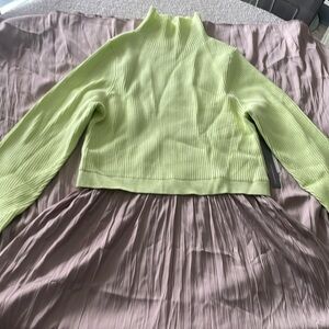 Anthropologie sweater dress combination Size Large